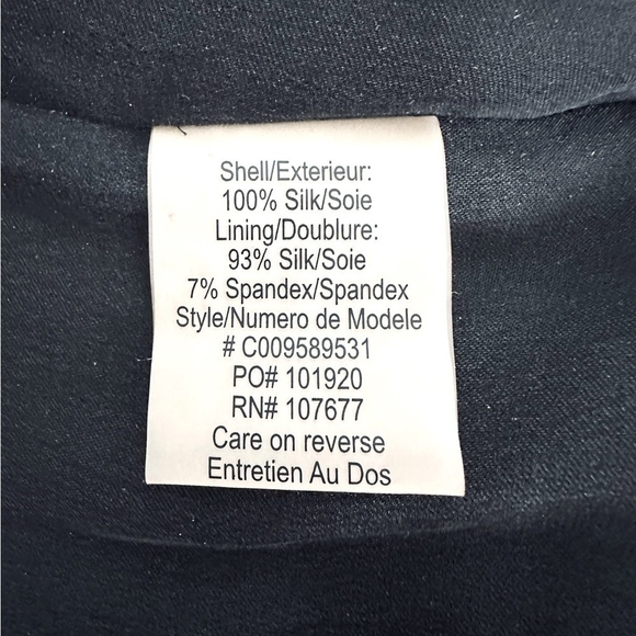 Women’s Dress Alice + Olivia Silk Sheath Sequin Dress Black Ruched Party Dress - Picture 15 of 15